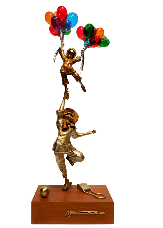 Cover - Michael Cacnio - Father and Son Balloons 39x14x8in